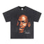 2025 cross-border summer American retro classic portrait BIGFACE spray printed short sleeved pure cotton men's T-shirt (39)