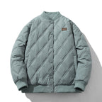 Rhombus Cotton Vintage Baseball Jacket