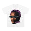 2025 cross-border summer American retro classic portrait BIGFACE spray printed short sleeved pure cotton men's T-shirt (49)
