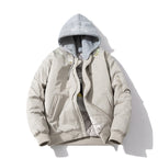 Simple embroidery Couple trendy stand-up collar jacket
