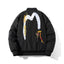 Embroidered Jacket Padded Flight Suit Baseball Suit