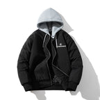 Baseball Jacket Padded Hooded Jacket