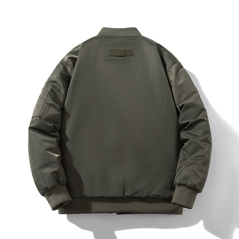 Vintage jacket loose jacket padded flight suit