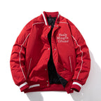 Embroidered Jacket Hooded Flight Suit Cotton Suit