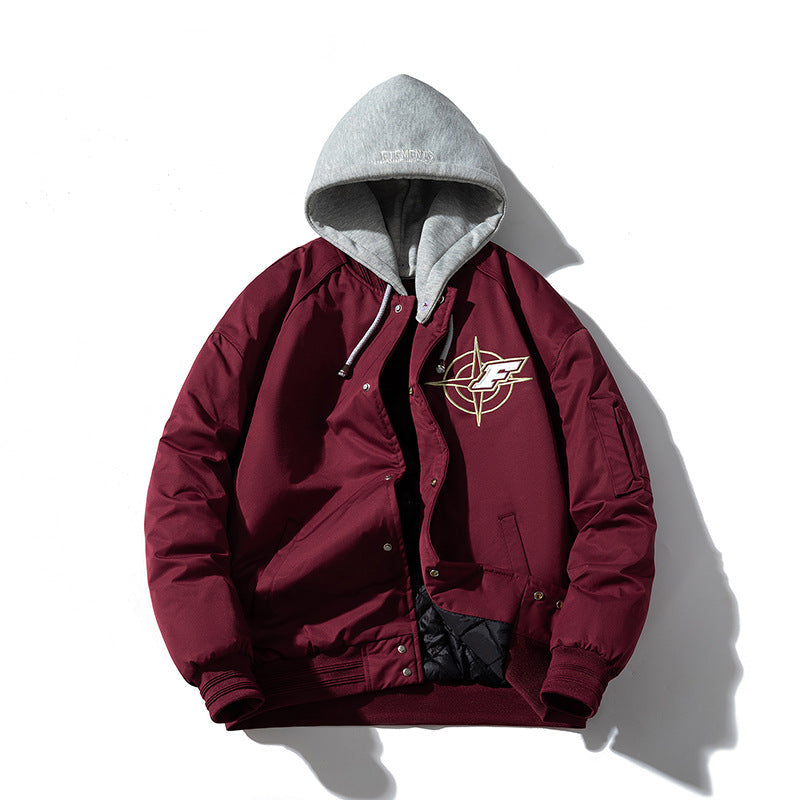 Mens Vintage Jackets Jacket Padded Thickened