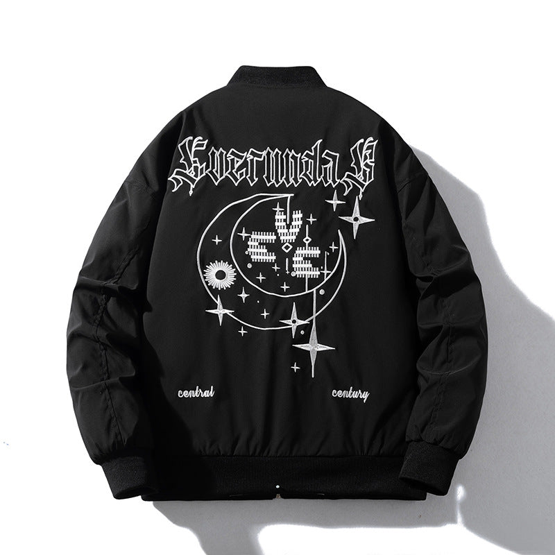 Baseball Suit Flight Suit Embroidered Jacket Top