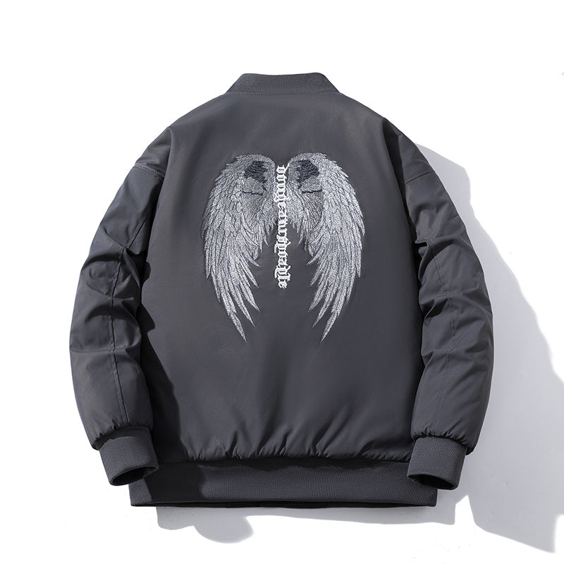 Padded Jacket Embroidered Baseball Jacket