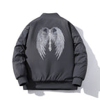 Padded Jacket Embroidered Baseball Jacket