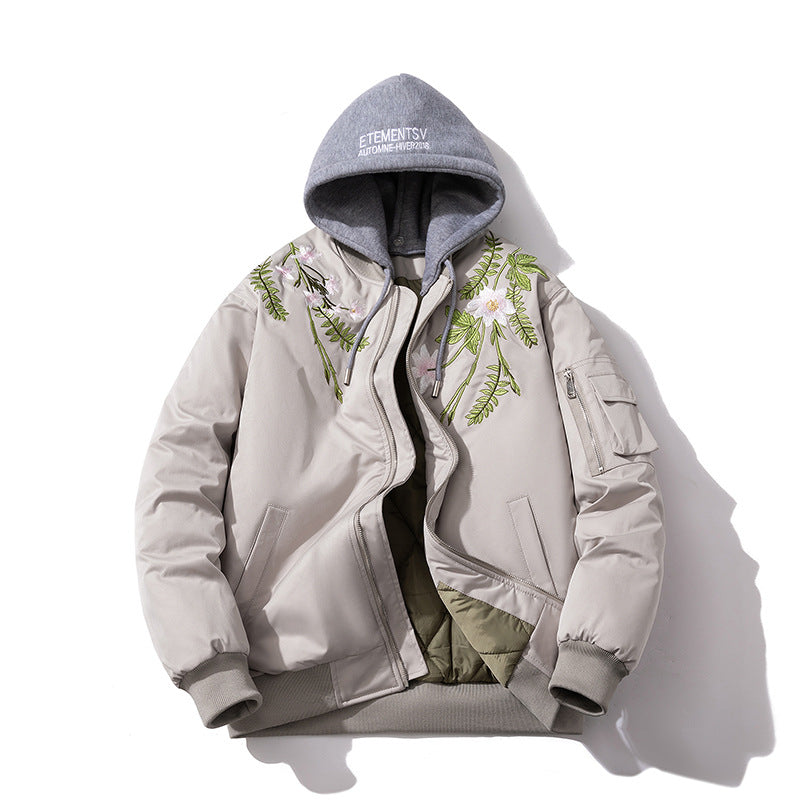 Loose Casual Baseball Jacket Padded Jacket