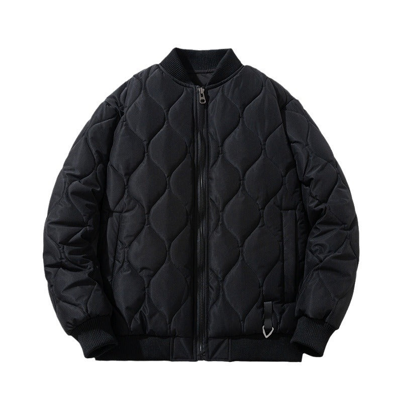 Vintage Jackets Loose rhombus baseball jacket