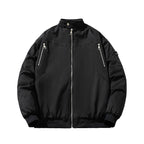 Thickened Semi-turtleneck Jacket Cotton Jacket