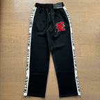 Mixed Emotion Embroidered Logo Zip‑Up Tracksuit Set
