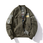 Suit Jacket Vintage Embroidered Baseball Suit Hooded