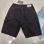 Mixed Emotion Black Denim Shorts – Gothic Emotion Label
