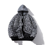Leopard print jacket Autumn padded jacket