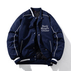 Embroidered Jacket Hooded Flight Suit Cotton Suit