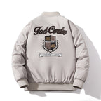 Embroidered Jacket Thickened