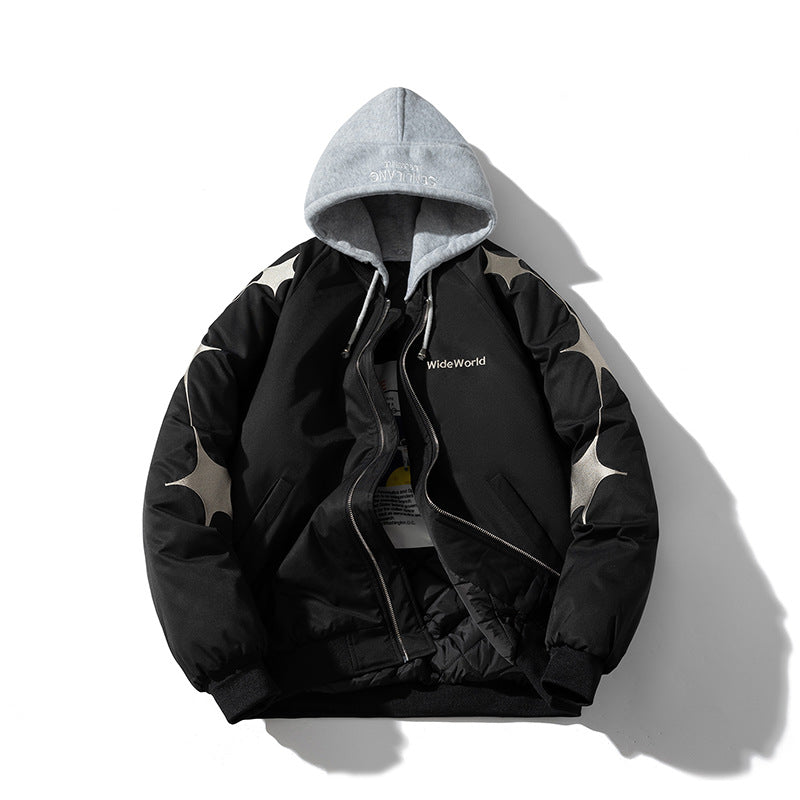 Thickened Baseball Jacket Cotton Jacket