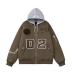 Casual Warm Baseball Jacket Padded Cotton