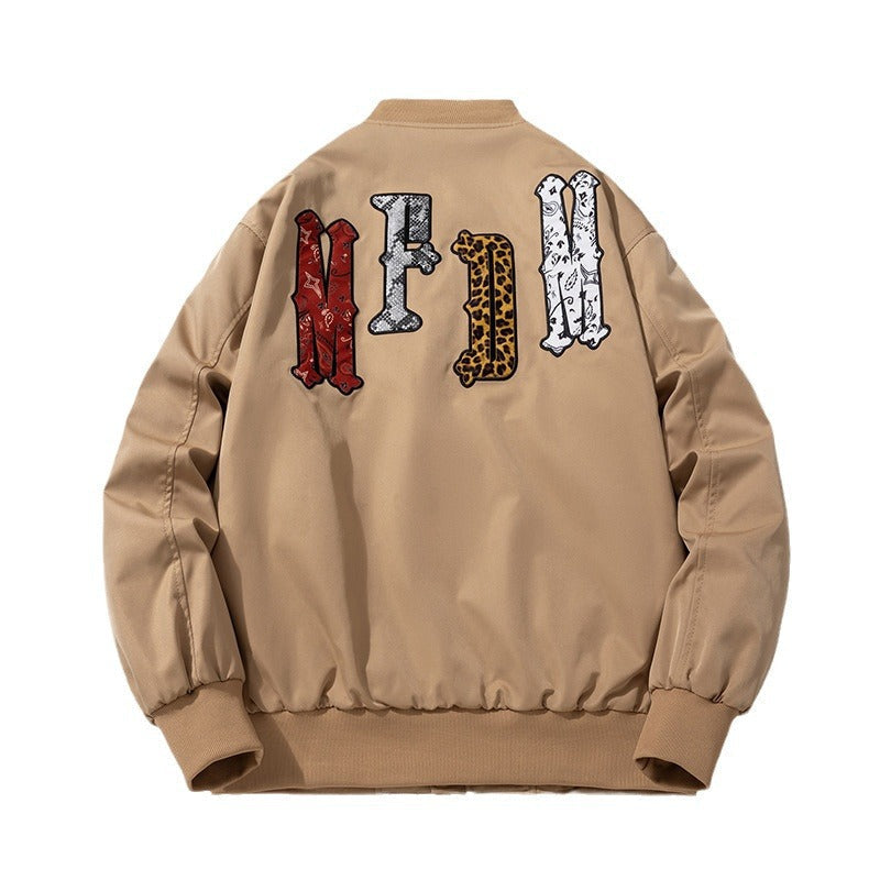 Embroidered Jacket ins Trendy Baseball Suit Flight Suit