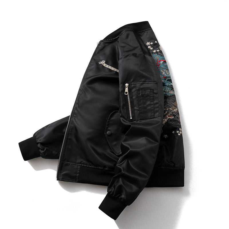 Embroidered Jacket Air Force Flight Suit