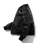 Embroidered Jacket Air Force Flight Suit