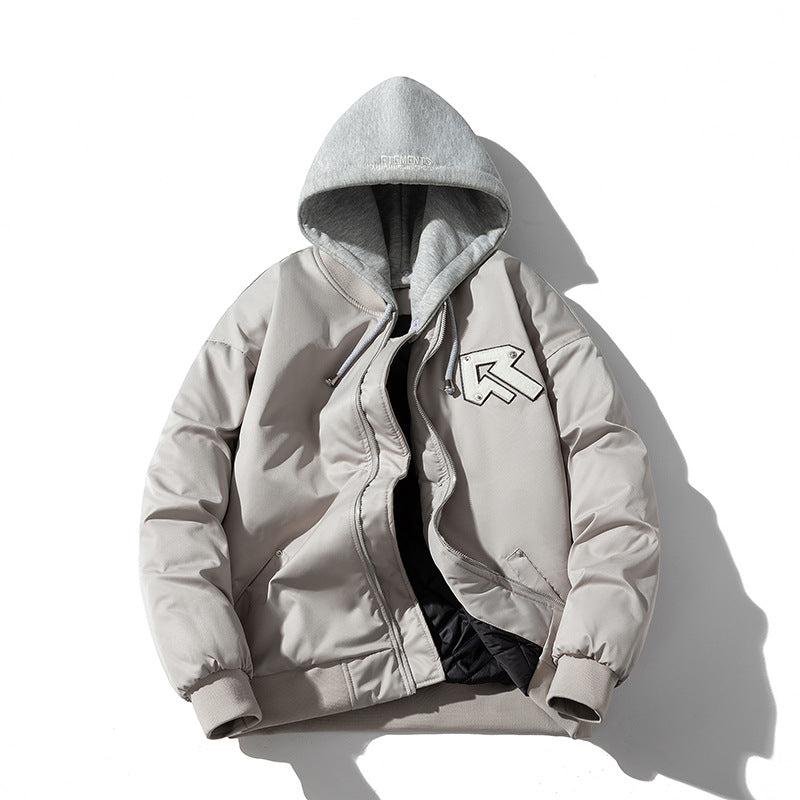 Men's Vintage Jackets Patch Embroidered Jacket