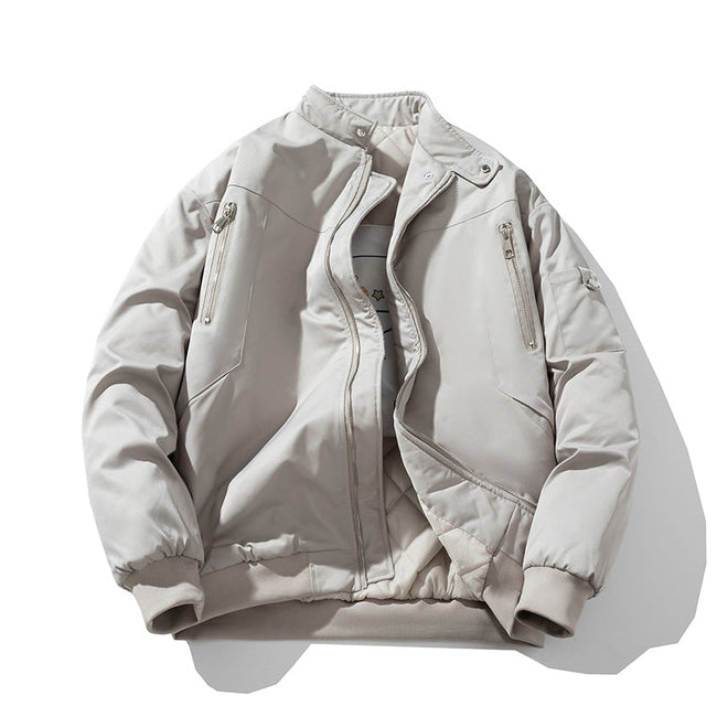Thickened Semi-turtleneck Jacket Cotton Jacket Main Image
