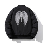 Padded Jacket Embroidered Baseball Jacket