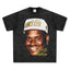 2025 cross-border summer American retro classic portrait BIGFACE spray printed short sleeved pure cotton men's T-shirt (63)