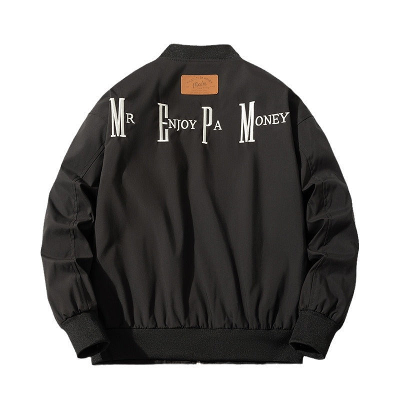 Embroidered Baseball Suit Flying Suit Couple Jacket