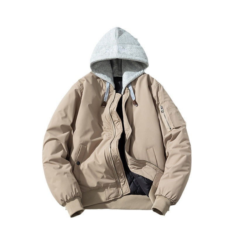 Baseball Uniform Simple Jacket Padded Pilot