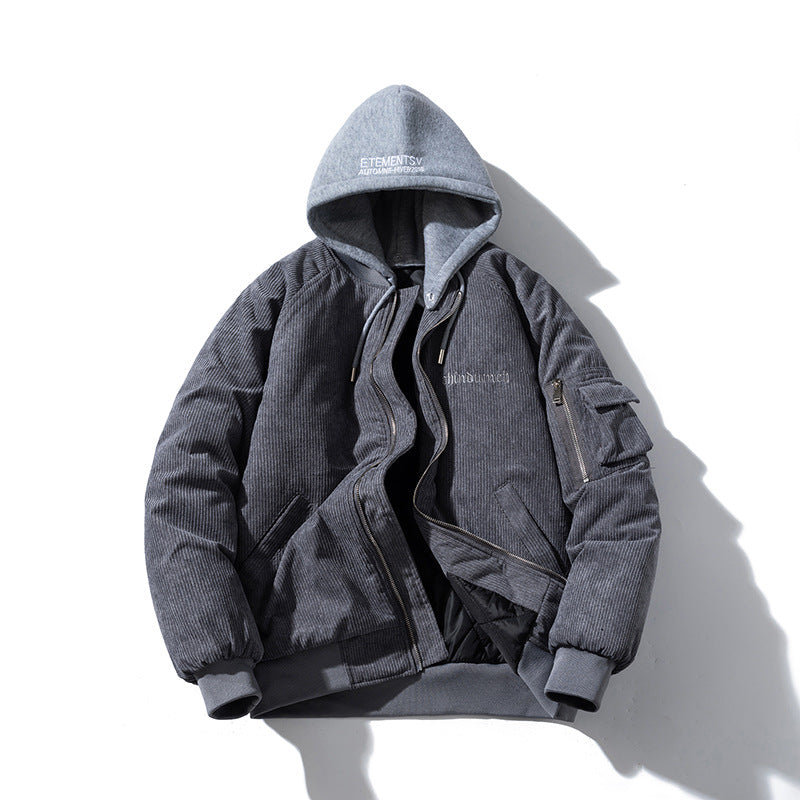 Vintage Thermal Jacket Thickened Baseball Uniform