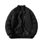 Loose Trend Baseball Suit Zip Padded Flight Suit