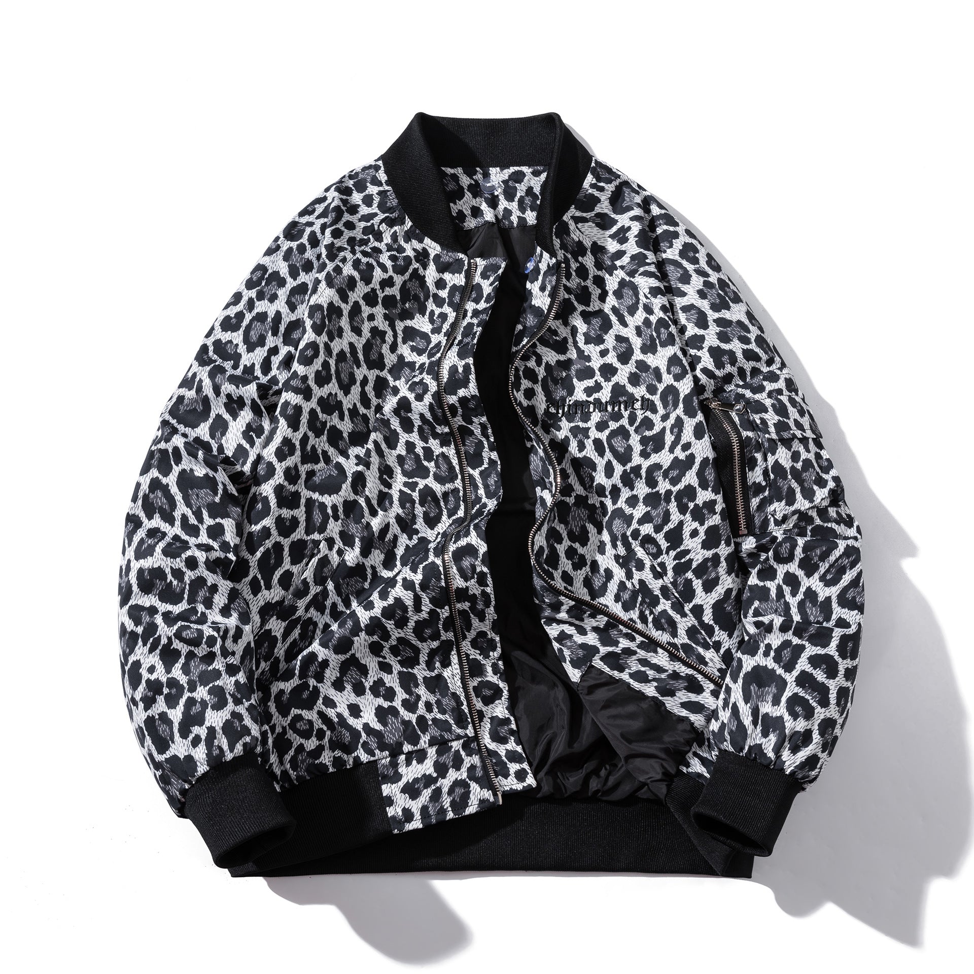 Leopard print jacket Autumn padded jacket