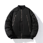 Spring Baseball Suit Men's Solid Color Flight Suit