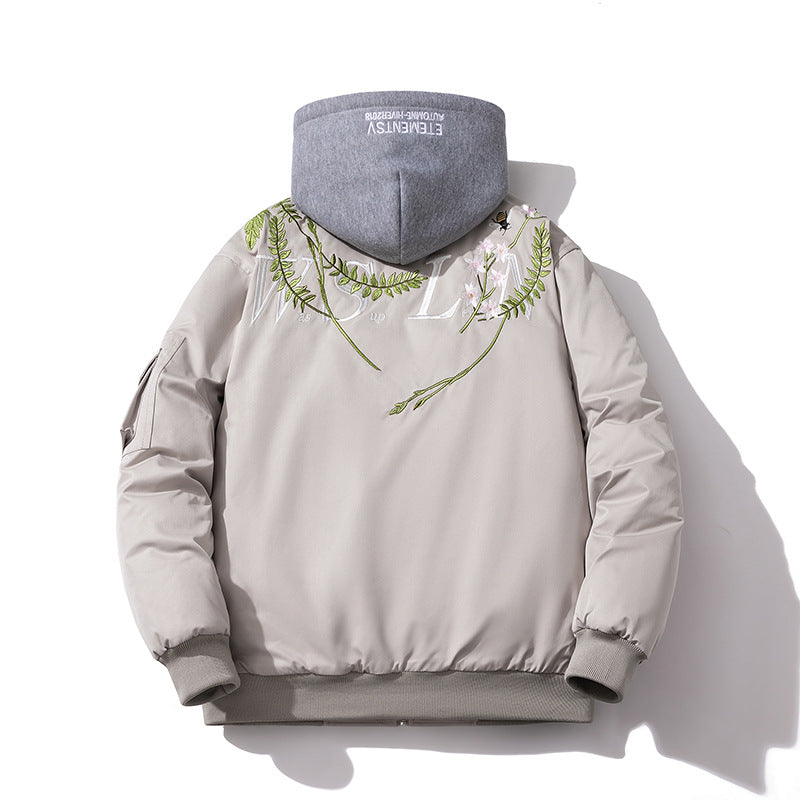 Loose Casual Baseball Jacket Padded Jacket