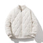 Vintage Jackets Loose rhombus baseball jacket
