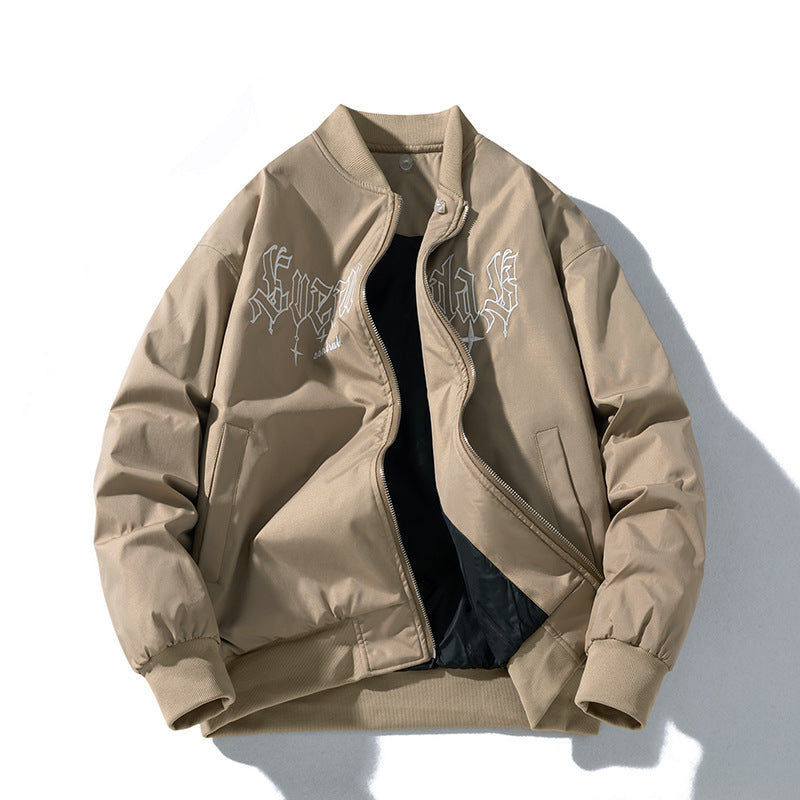 Baseball Suit Flight Suit Embroidered Jacket Top