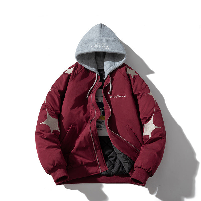 Thickened Baseball Jacket Cotton Jacket