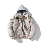Baseball Jacket Hooded Flight Suit