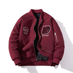 Embroidered Jacket Thickened