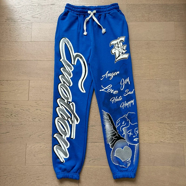 Mixed Emotion Multi‑Emotion Graphic Jogger Sweatpants Hover Image