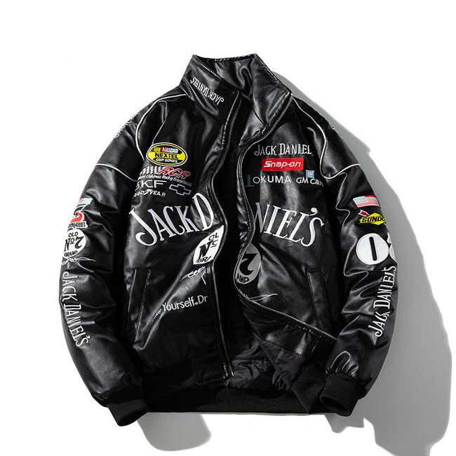 Mens Vintage Jackets Embroidery Autumn Winter Hover Image