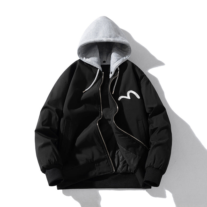 Mens Vintage Jackets Spring Baseball Suit