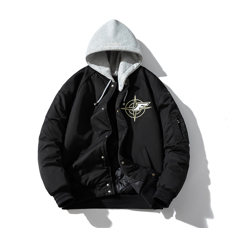 Mens Vintage Jackets Jacket Padded Thickened