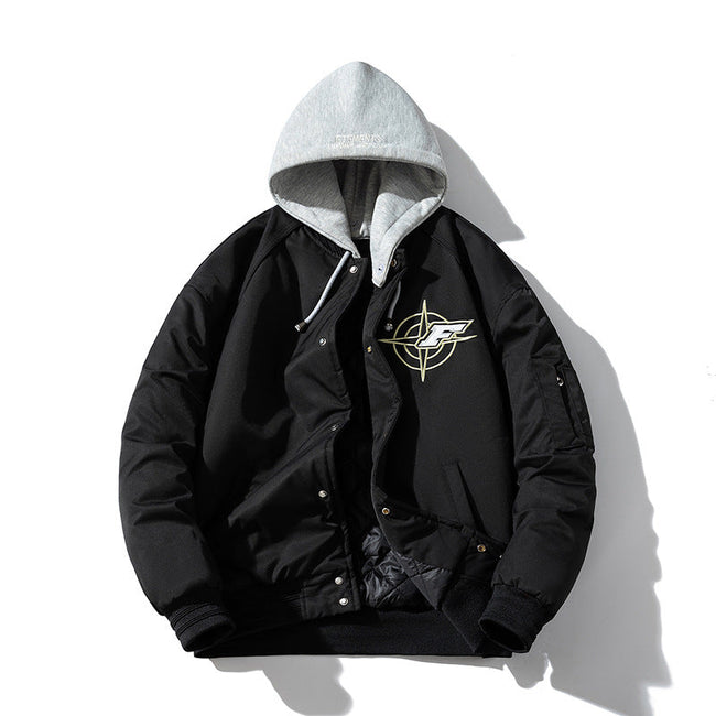 Mens Vintage Jackets Jacket Padded Thickened Hover Image