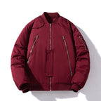 Spring Baseball Suit Men's Solid Color Flight Suit