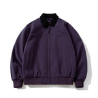 Vintage Jacket Loose Locomotive Lapel