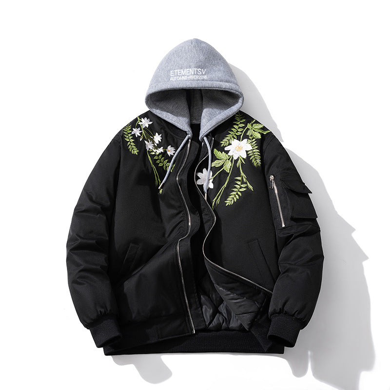 Loose Casual Baseball Jacket Padded Jacket